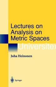 Tapa de Lectures on Analysis on Metric Spaces (Universitext)