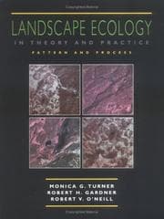Tapa de Landscape ecology in theory and practice