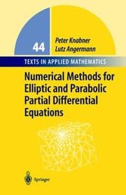 Tapa de Numerical methods for elliptic and parabolic partial differential equations