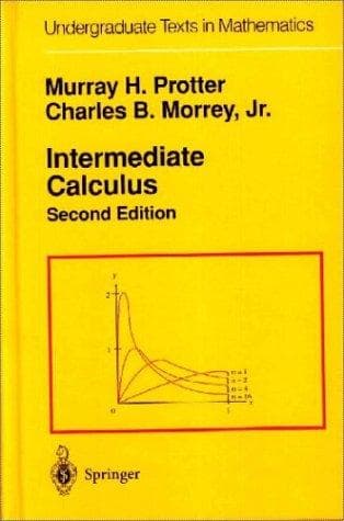 Tapa de Intermediate calculus