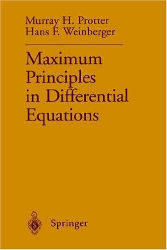Tapa de Maximum principles in differential equations