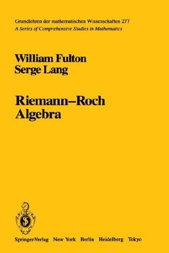 Tapa de Riemann-Roch algebra