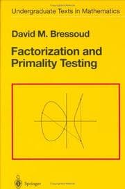 Tapa de Factorization and primality testing