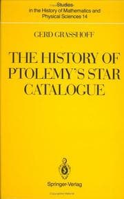Tapa de The history of Ptolemy's star catalogue