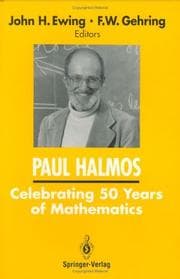 Tapa de Paul Halmos celebrating 50 years of mathematics