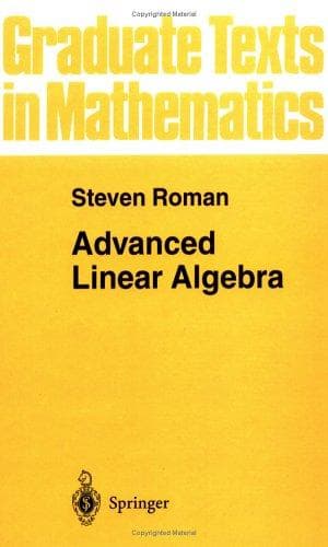 Tapa de Advanced linear algebra