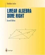 Tapa de Linear Algebra Done Right