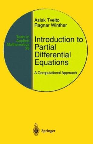 Tapa de Introduction to partial differential equations