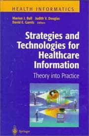 Tapa de Strategies and technologies for healthcare information