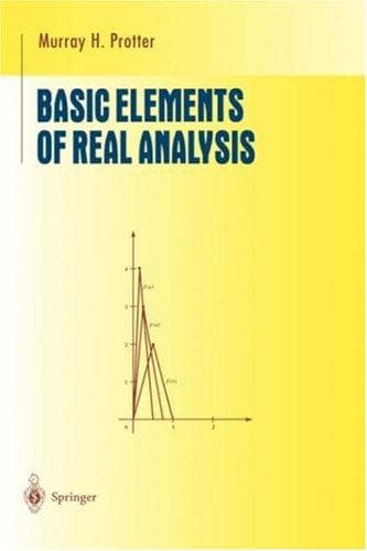 Tapa de Basic elements of real analysis