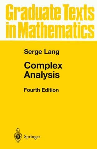 Tapa de Complex Analysis (Graduate Texts in Mathematics)