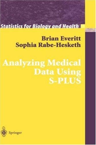 Tapa de Analyzing medical data using S-PLUS
