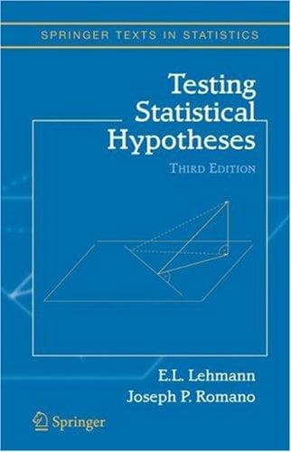 Tapa de Testing statistical hypotheses