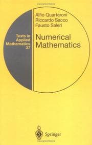 Tapa de Numerical mathematics