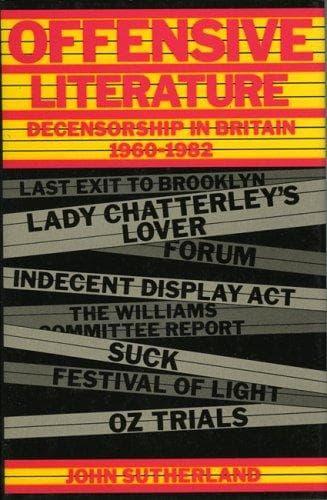 Tapa de Offensive literature