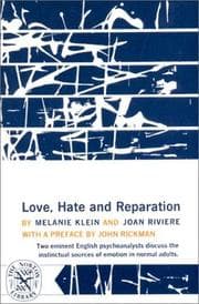 Tapa de Love, hate and reparation