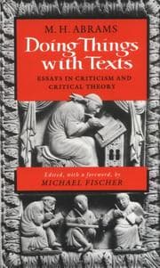 Tapa de Doing things with texts