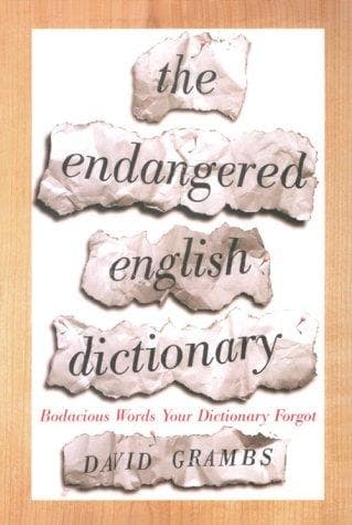 Tapa de The Endangered English Dictionary