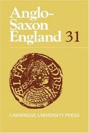 Tapa de Anglo-Saxon England Volume 31