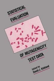 Tapa de Statistical Evaluation of Mutagenicity Test Data