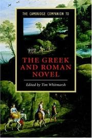 Tapa de The Cambridge companion to the Greek and Roman novel