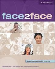 Tapa de Face2face Upper Intermediate Workbook with Key