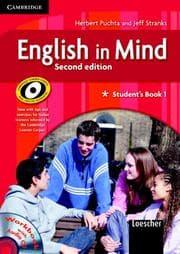 Tapa de English in Mind 1 Student's Book and Workbook with Audio CD, Culture Book and DVD