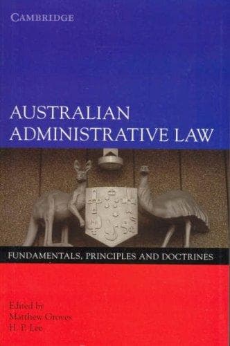 Tapa de Australian administrative law