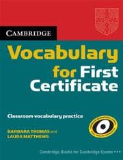 Tapa de Cambridge Vocabulary for First Certificate Edition without Answers