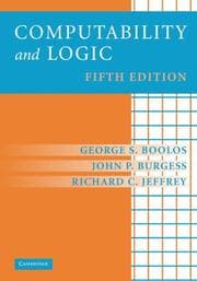 Tapa de Computability and logic