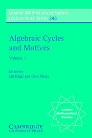 Tapa de Algebraic cycles and motives