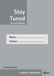 Tapa de Stay Tuned Workbook For 4 éme