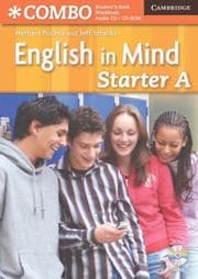Tapa de English in Mind Starter A Combo with Audio CD