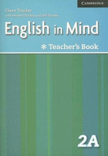 Tapa de English in Mind, Level 2A