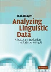 Tapa de Analyzing Linguistic Data