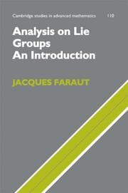 Tapa de Analysis on Lie groups