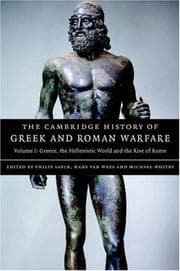 Tapa de CAMBRIDGE HISTORY OF GREEK AND ROMAN WARFARE; V. I: GREECE, THE HELLENISTIC WORLD AND THE...; ED. BY PHILIP SABIN