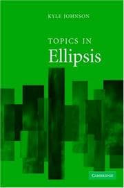 Tapa de Topics in Ellipsis