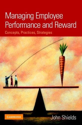 Tapa de Managing Employee Performance and Reward