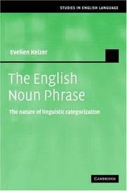Tapa de The English Noun Phrase