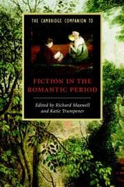 Tapa de Cambridge Companion to Fiction in the Romantic Period