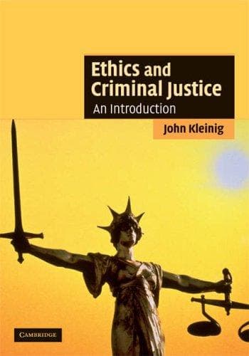 Tapa de Ethics and Criminal Justice