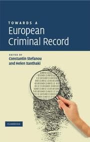 Tapa de Towards a European criminal record
