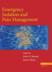 Tapa de Emergency sedation and pain management