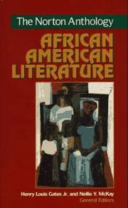 Tapa de The Norton anthology of African American literature