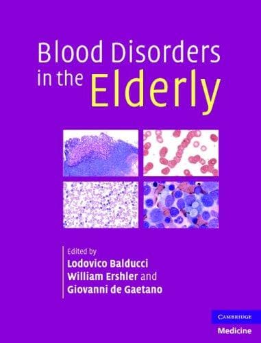 Tapa de Blood disorders in the elderly