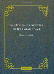 Tapa de The Polemics of Exile in Jeremiah 26-45