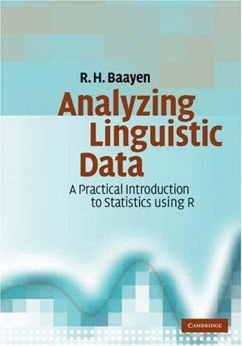 Tapa de Analyzing Linguistic Data
