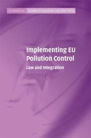 Tapa de Implementing EU Pollution Control