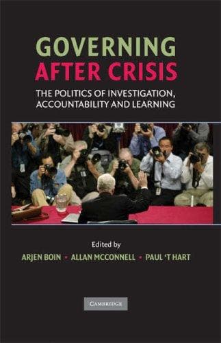 Tapa de Governing after crisis